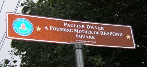 Pauline Dwyer Square Sign